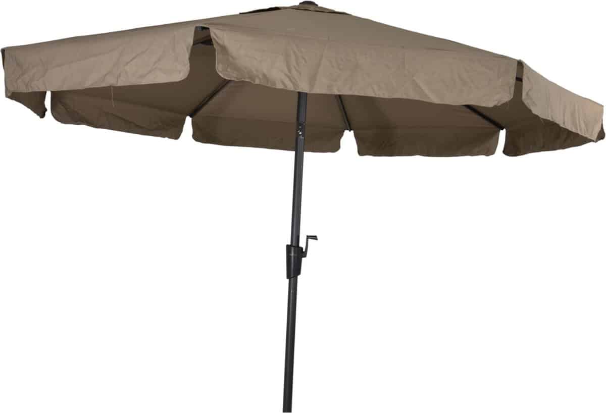 outdoor living parasol libra taupe Ø3mtr