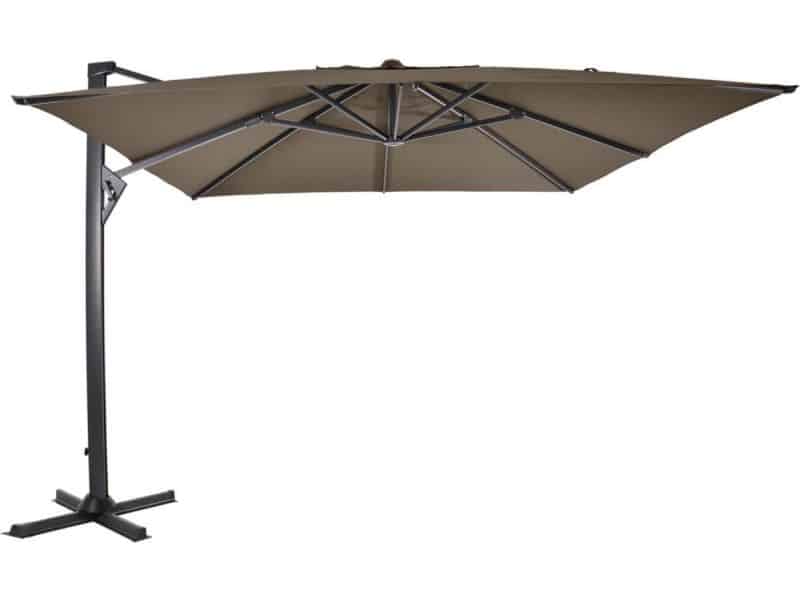 Outdoor Living - Zweefparasol Taurus taupe 3x3mtr