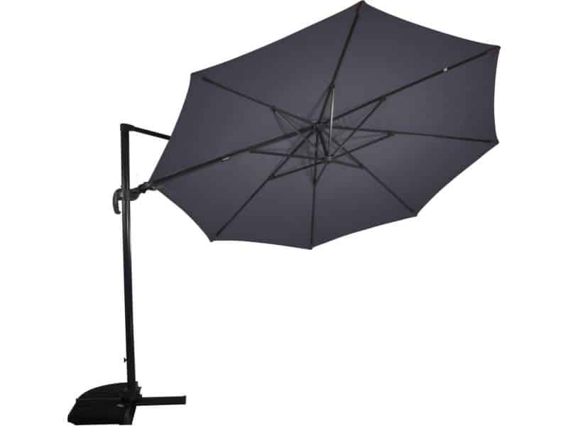 Outdoor Living - Zweefparasol VirgoFlex grijs Ø3,5mtr