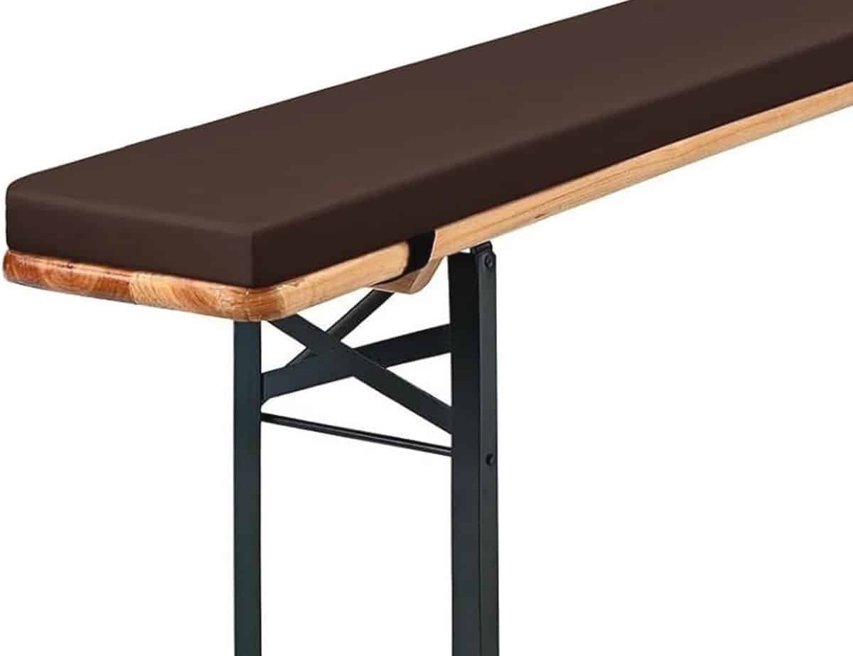 outdoor picknickbank zitkussens met antislip en waterafstotend materiaal