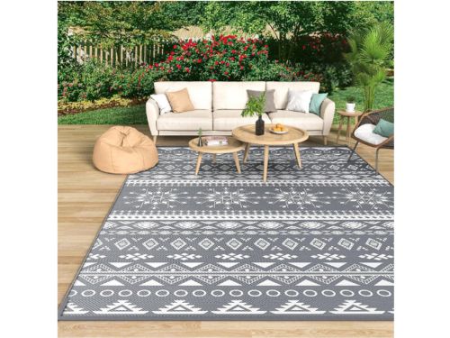 Outdoor Tapijt 180x270 Cm - Waterdicht En Omkeerbaar Tuinkleed