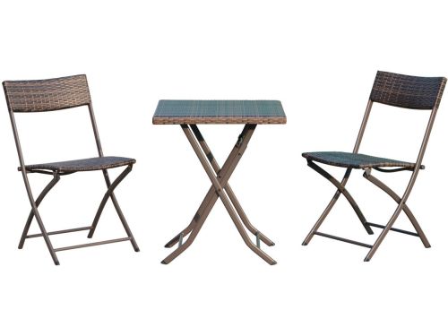 Outsunny bistroset - voor 2 personen - waterafstotend - uv-bestendig