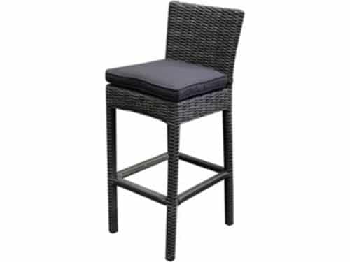 Oxford barstoel antraciet wicker