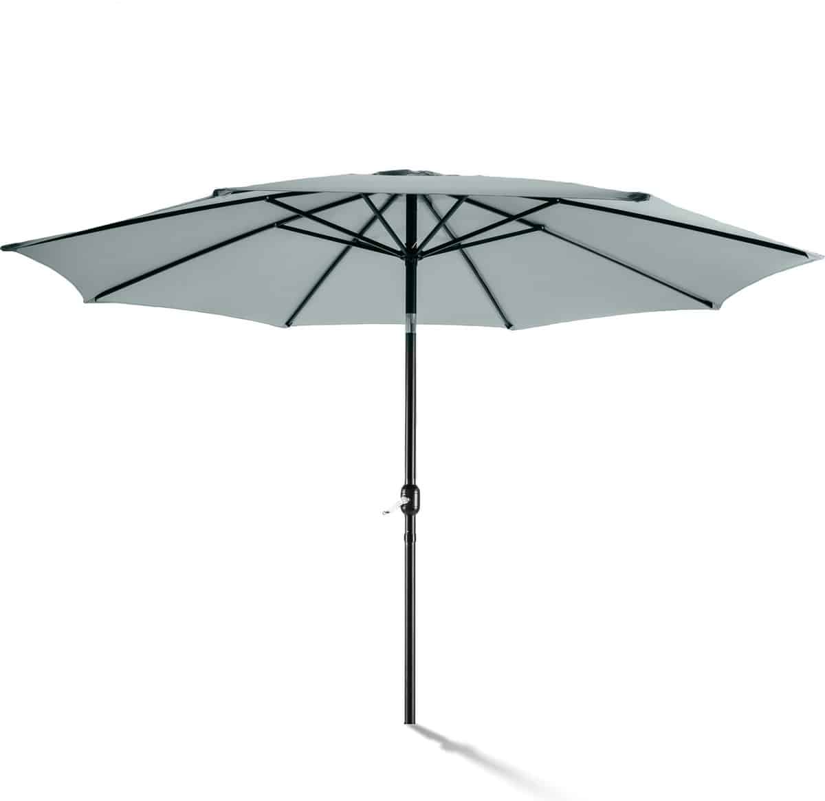 parasol 350 cm aluminium kantelbaar met beschermhoes | 8 ribben