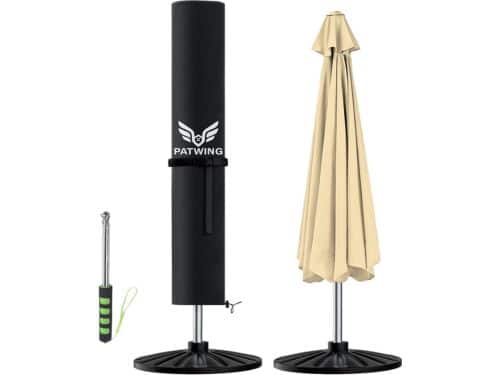 Parasol Beschermhoes met Stang - 600D Oxford-Afdekking voor Zweefparasol 200