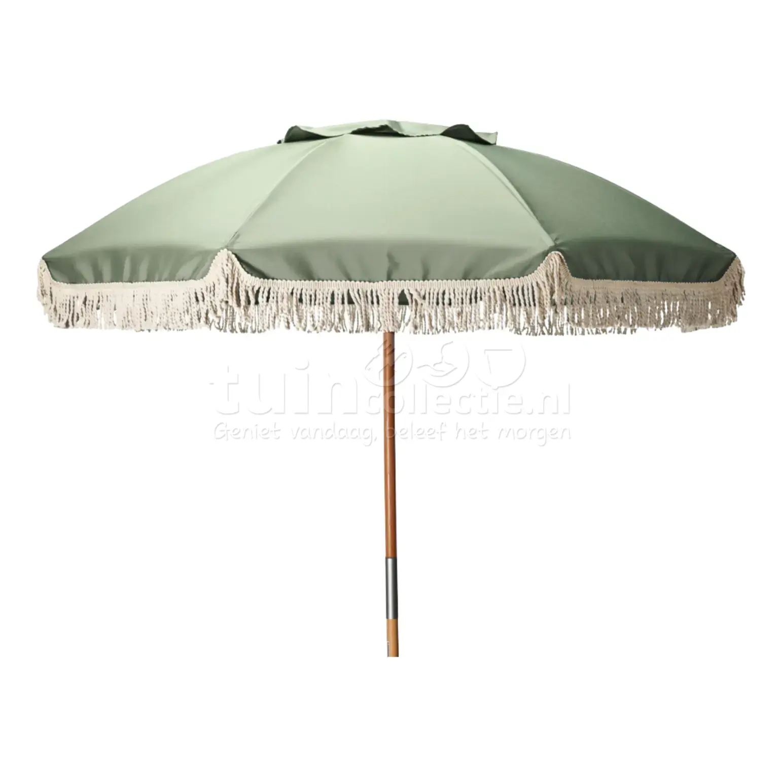 parasol hout 180cm groen