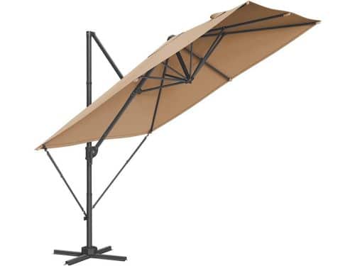 Parasol - Met Zwengel - Vierkant - Met kruisvoet
