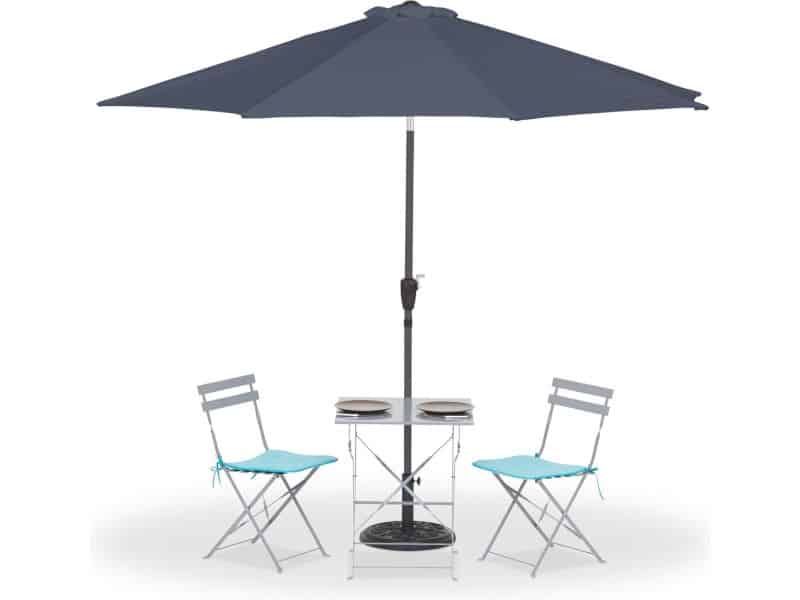 parasol - Ø 300 cm - kantelbaar - inklapbaar