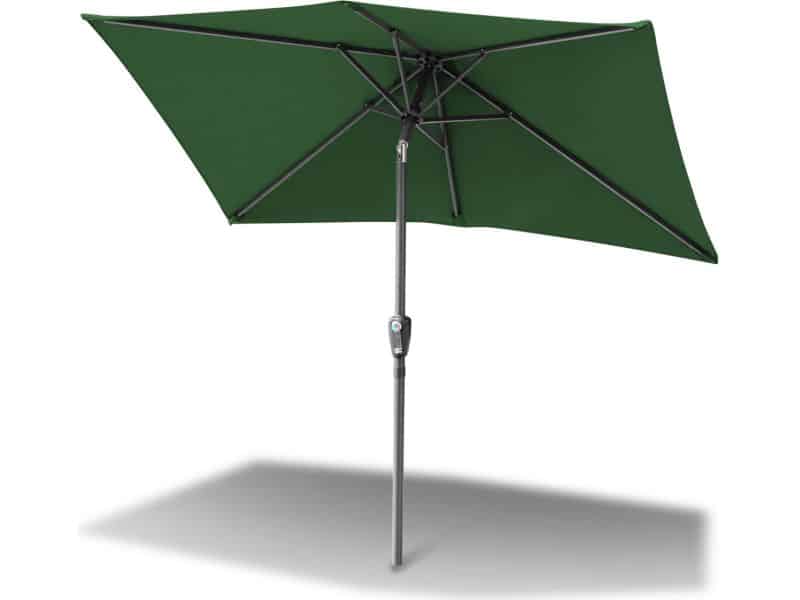 Parasol Ø300x200 cm - Grote Rechthoekige Stokparasols met Zwengelsysteem