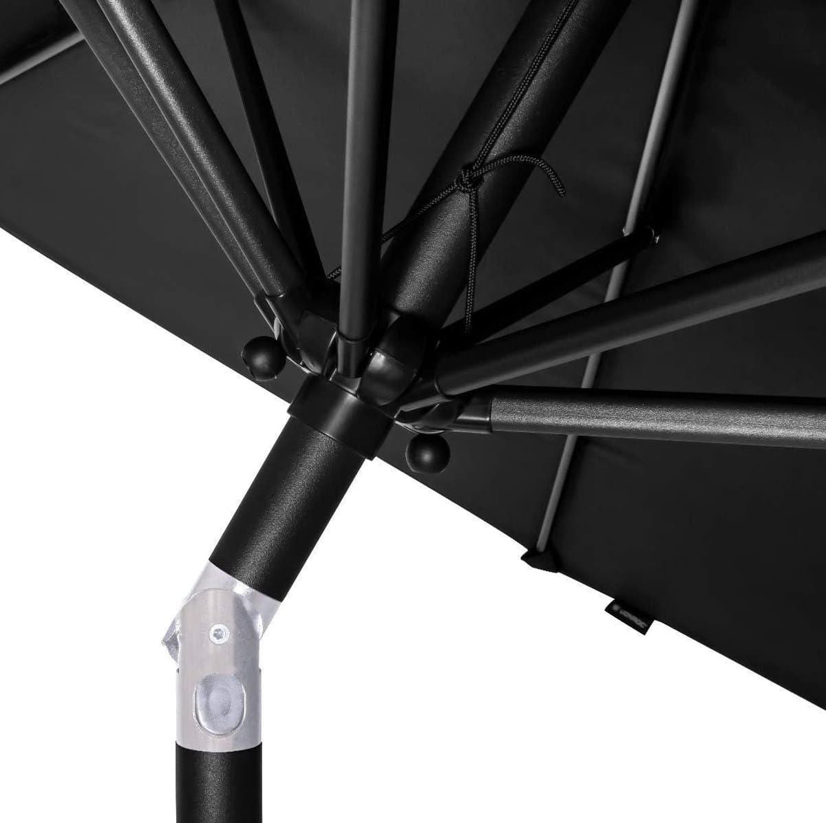 parasol recanati Ø300cm stokparasol kantelbaar uv werend