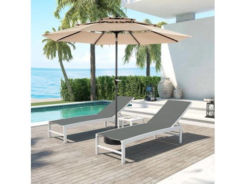 Parasol - Tuinparasol - Buitenshuis Parasol - Stokparasol - Aluminium