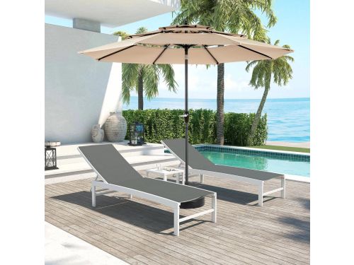 Parasol - Tuinparasol - Buitenshuis Parasol - Stokparasol - Aluminium