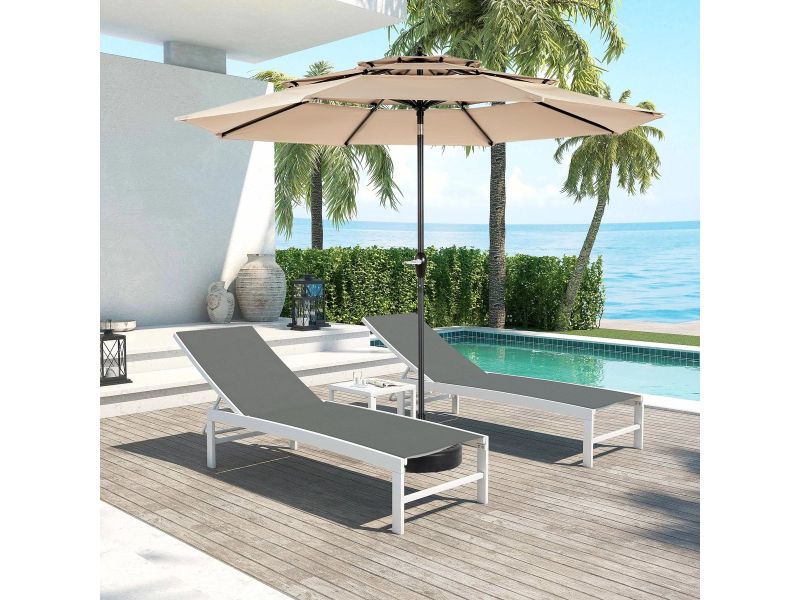 Parasol - Tuinparasol - Buitenshuis Parasol - Stokparasol - Aluminium