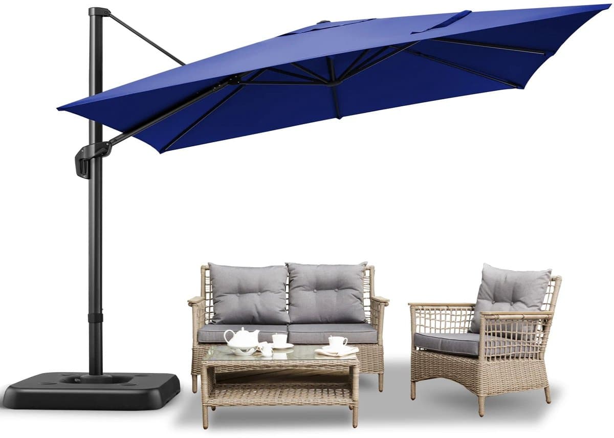 parasol zweefparasol vrijdragende parasol grote parasol