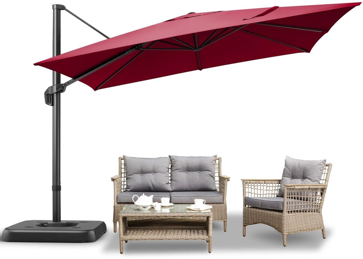 parasol zweefparasol vrijdragende parasol grote parasol