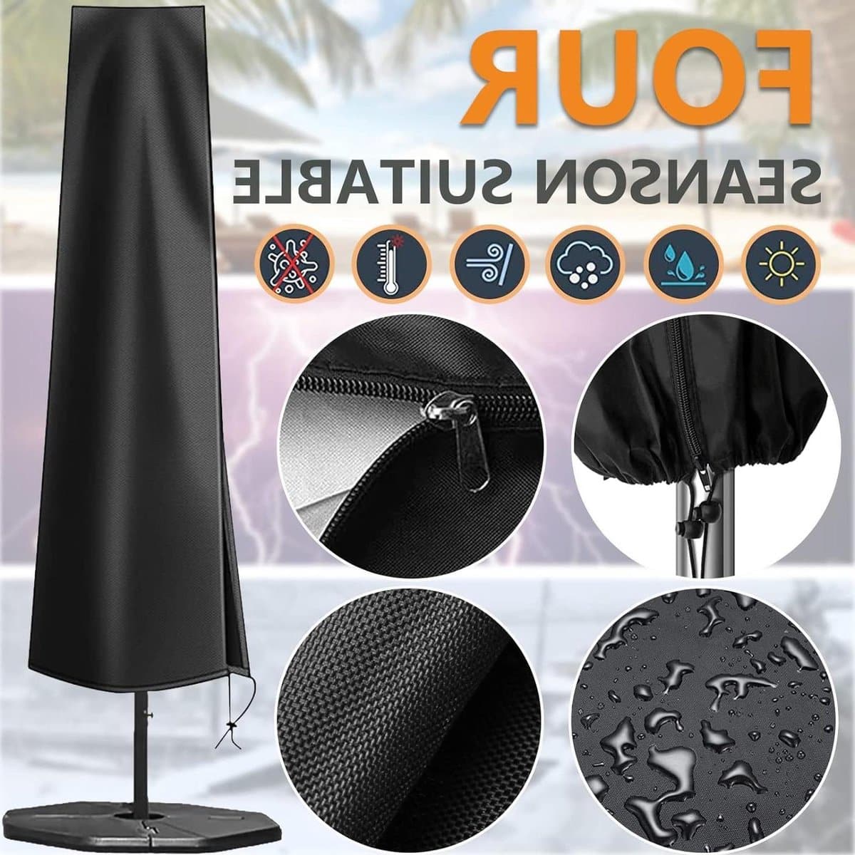 parasolhoes 210 d oxford waterdicht zweefparasol