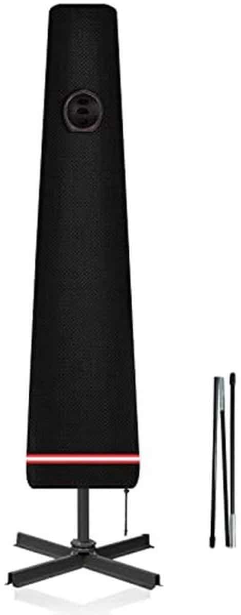 parasolhoes 250 cm waterdichte en winddichte bescherming zwart