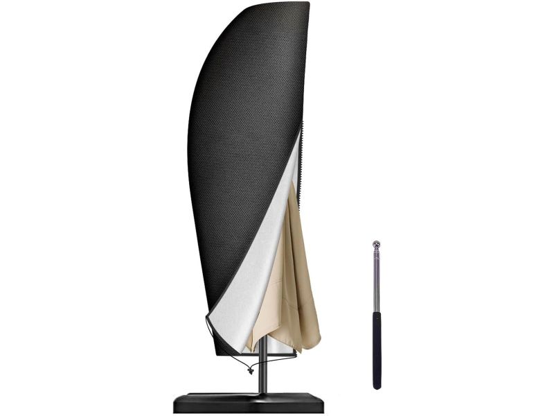 Parasolhoes, 280 x 30/81/45 cm, Zweefparasol met Stang