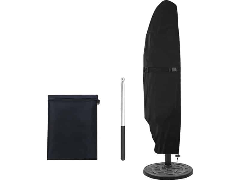 Parasolhoes 420D Oxford-stof waterdicht met ritssluiting telescoopstang en bergbeklimmen