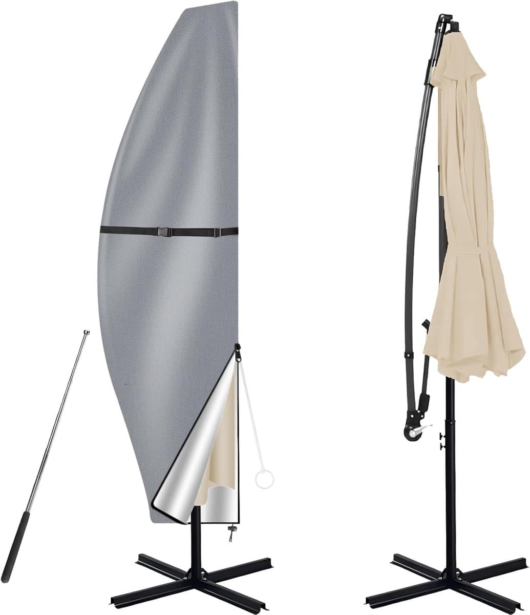 parasolhoes buiten terrashoes beschermhoes bescherming tegen weer