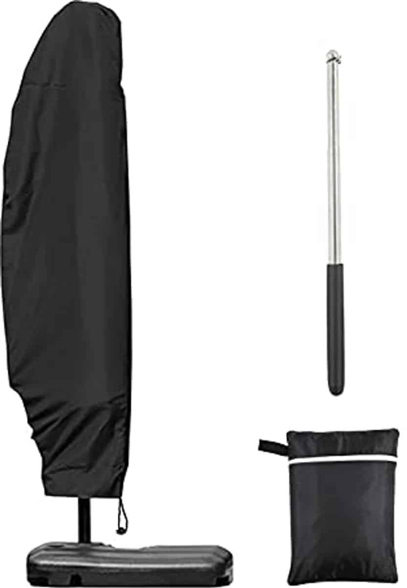 parasolhoes met telescoopstang en opbergtas