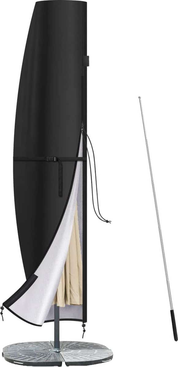 parasolhoes staande parasol beschermhoes zweefparasol weerbestendige hoes met