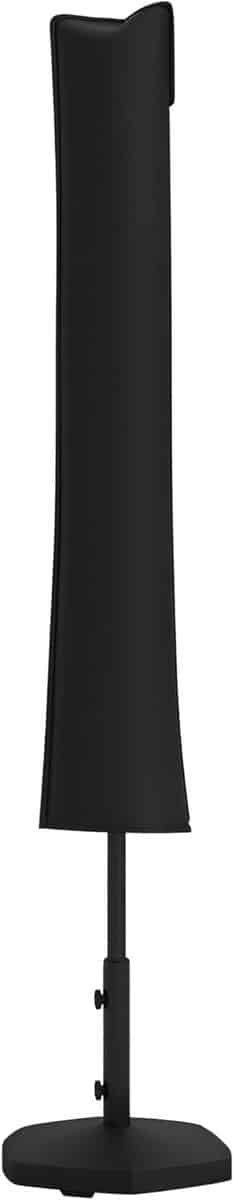 parasolhoes voor 2 3.5m parasol, weerbestendige 420d oxford stof, zwart