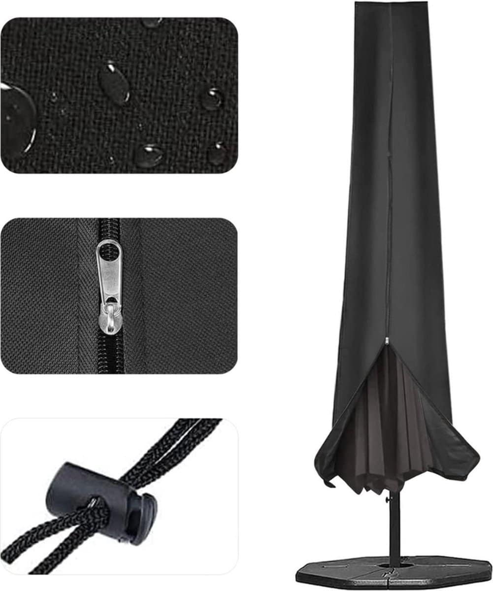 parasolhoes voor grote parasols waterdicht en verstelbaar 190