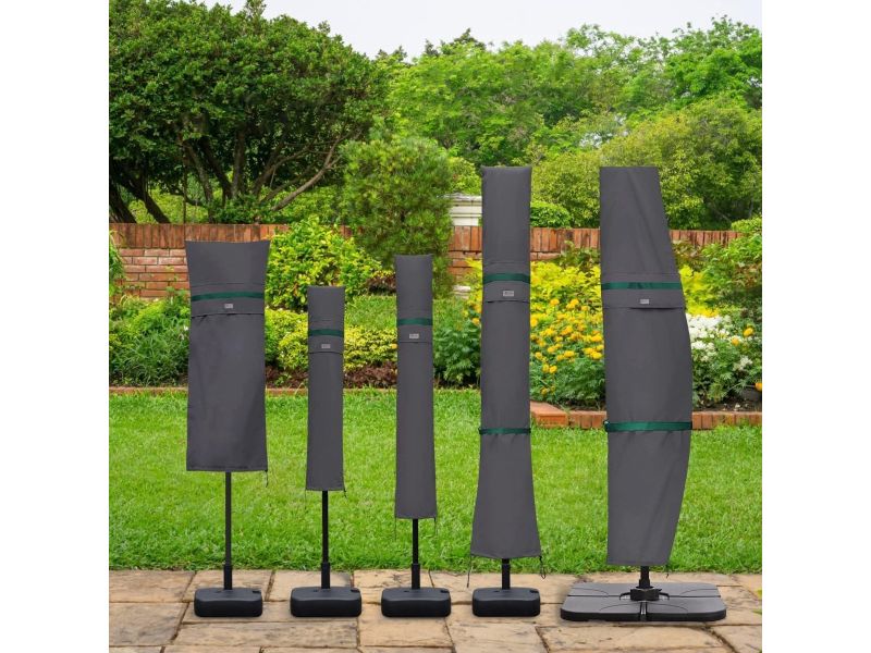 Parasolhoes voor Ø 300 cm parasol met stang en ventilatieopeningen