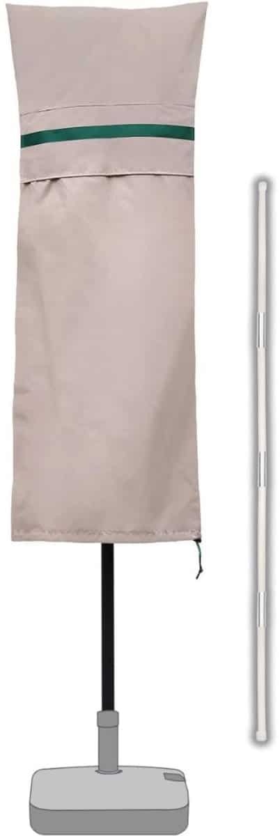 parasolhoes voor zweefparasol parasol hoes staande parasol beige