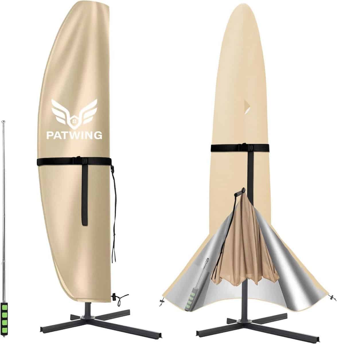 parasolhoes voor zweefparasol parasol hoes staande parasol tuinaccessoire