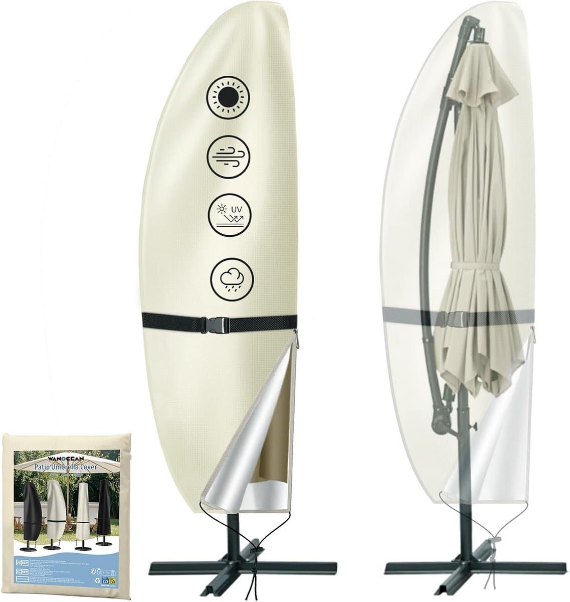 parasolhoes voor zweefparasol parasol hoes staande parasol xxl