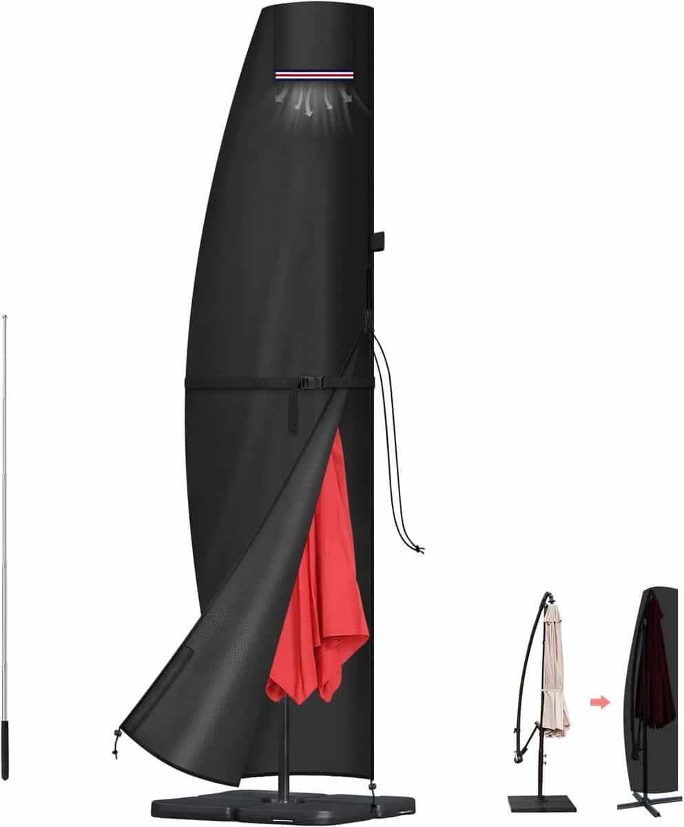 parasolhoes voor zweefparasol parasol hoes staande parasol xxl