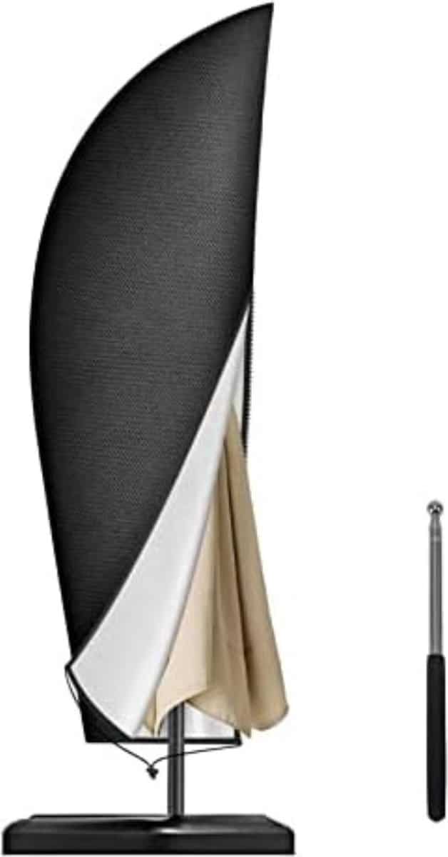 parasolhoes voor zweefparasol parasolhoes met rits en stok