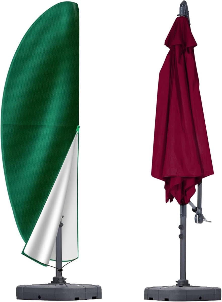 parasolhoes waterdicht beschermhoes voor tuinparasol geschikt voor 2