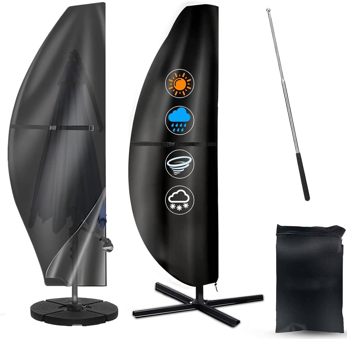 parasolhoes waterdicht duurzame bescherming tegen weer en wind