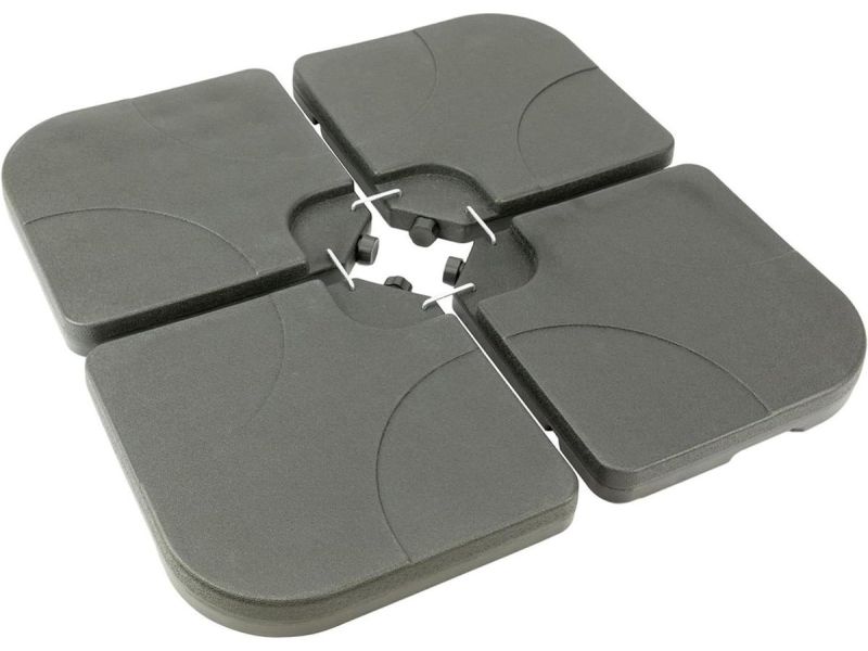 Parasoltegels Set - Parasolgewicht Elementen - 4 Gewichten voor Parasol