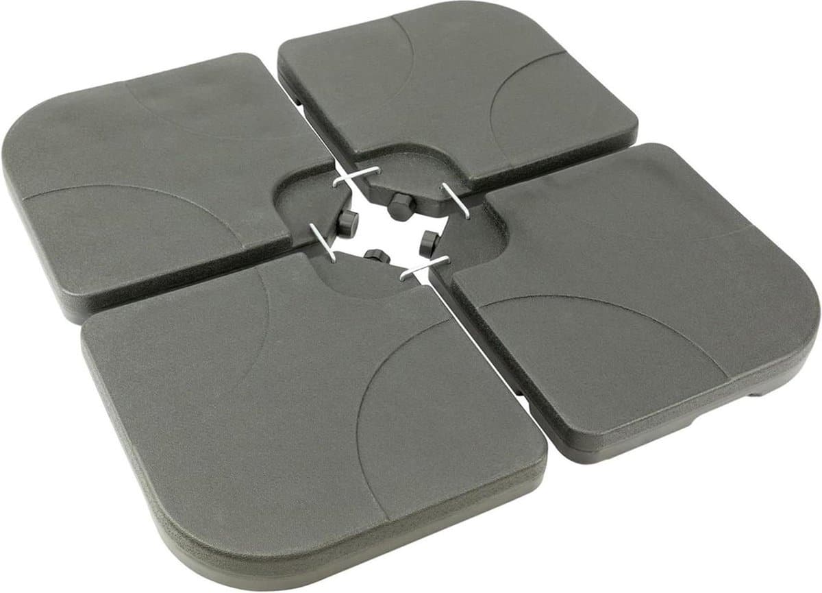 parasoltegels set parasolgewicht elementen 4 gewichten voor parasol