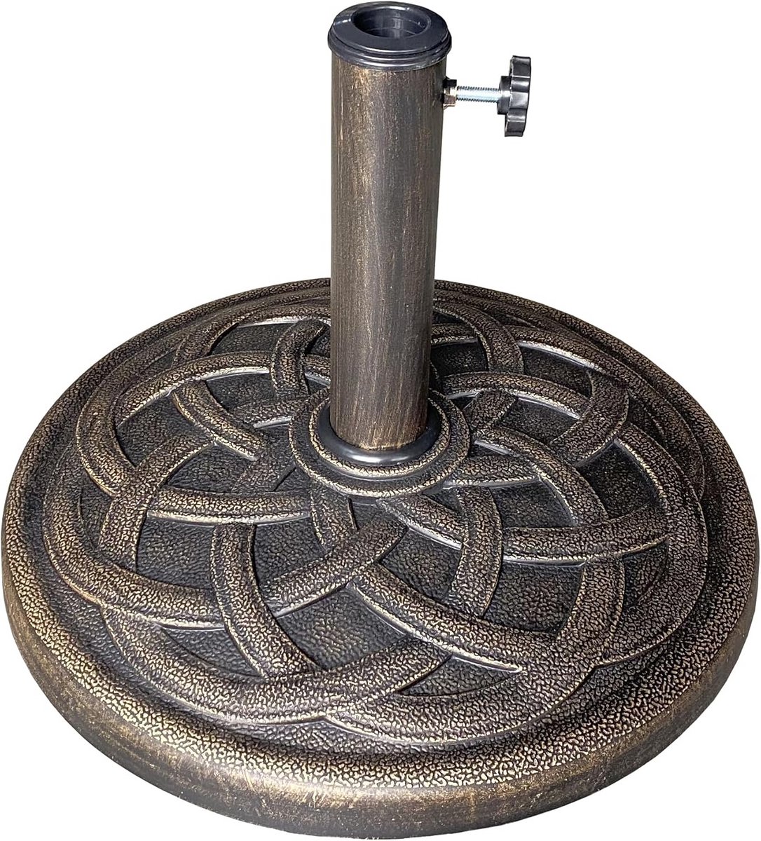 parasolvoet 11,3 kg in brons voor patio parasols