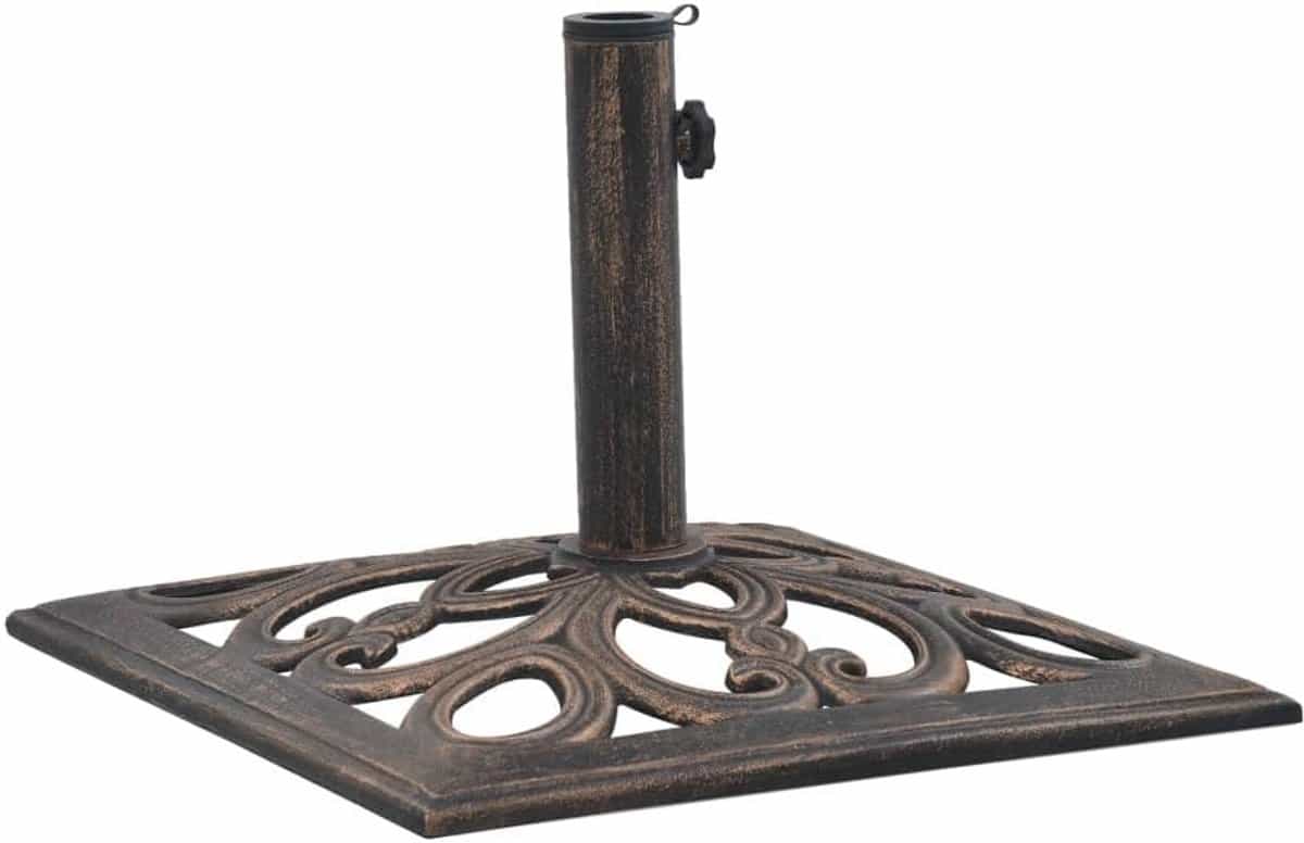 parasolvoet 12 kg gietijzer buiten parasolstandaard stijlvol design voor tuin
