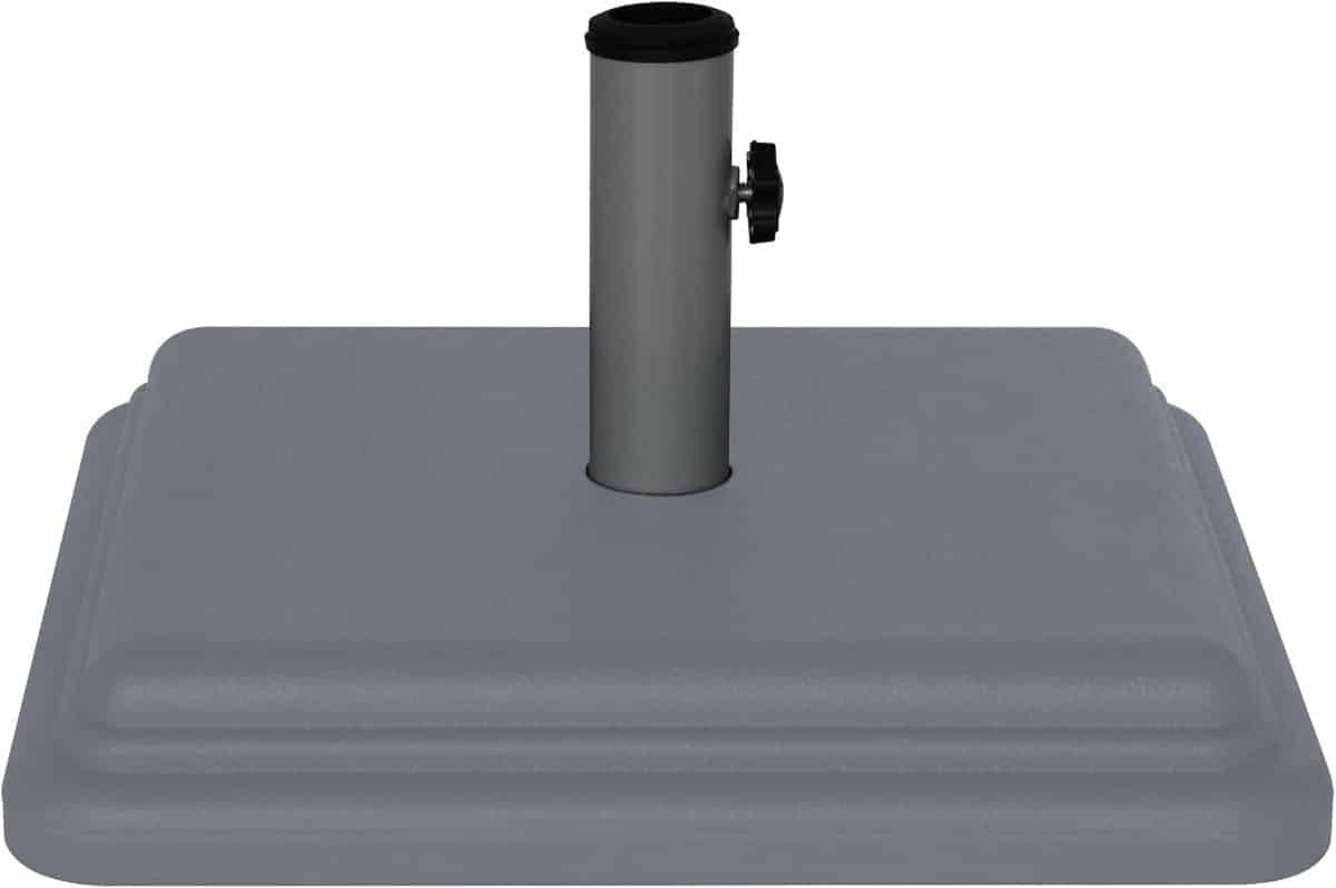 parasolvoet 18 kg voor terrastafel met parasolhouder en klemschroef