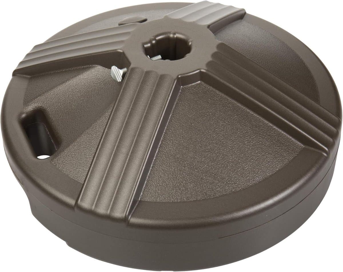 parasolvoet 23 kg met betonnen kern uv bestendig en roestvrij