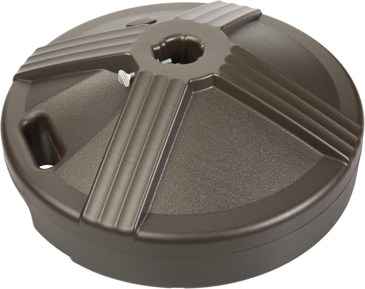 parasolvoet 23 kg met betonnen kern uv bestendig en roestvrij