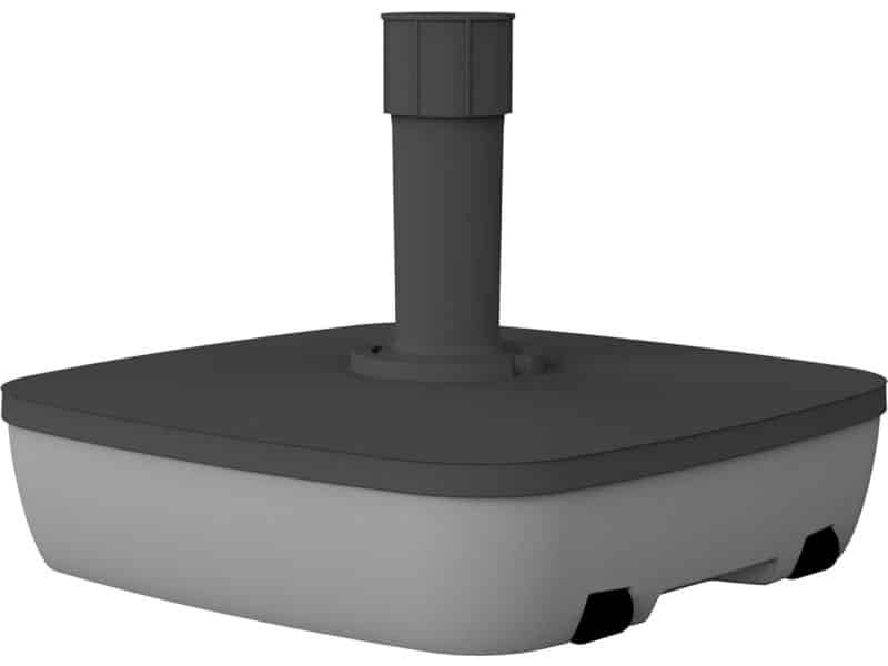 Parasolvoet 25 L vierkant - om te vullen met zand