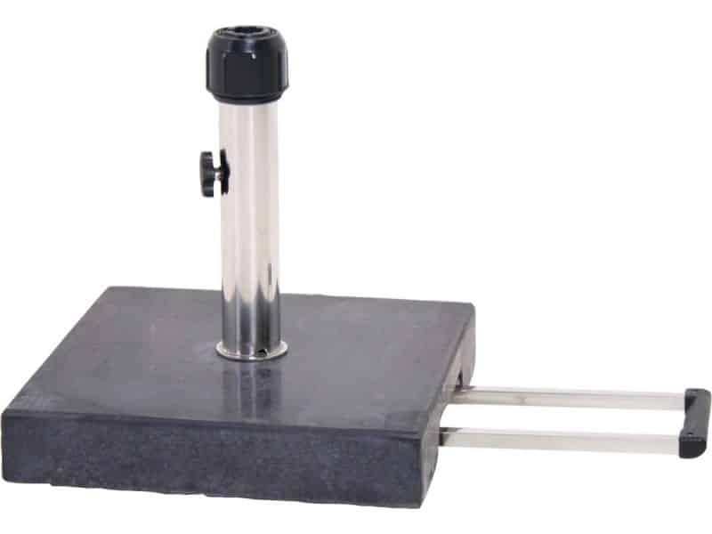 Parasolvoet 30kg met trolleysysteem