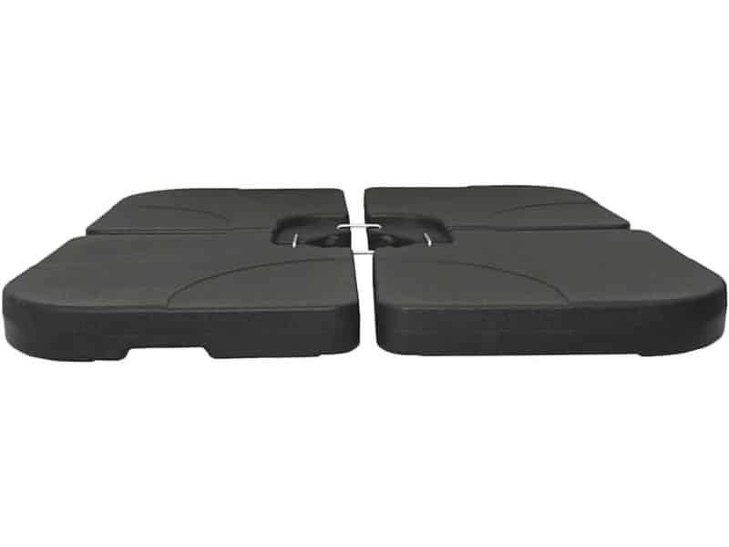 Parasolvoet gevuld met zand of water - Draagbare parasolstandaard