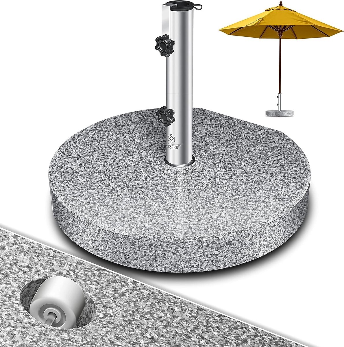 parasolvoet graniet parasolhouder sokkel terras stabiliteit met