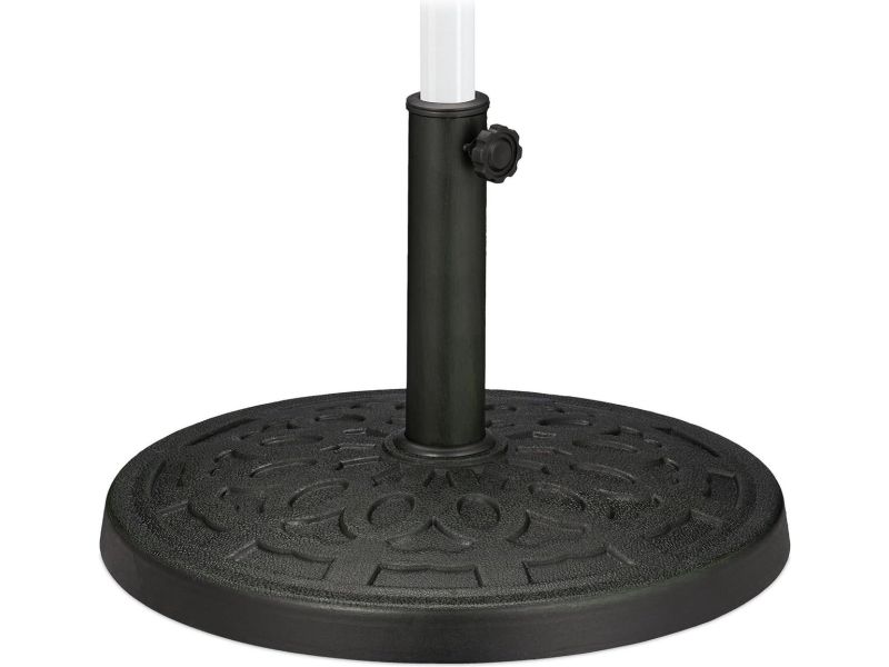 Parasolvoet met gietijzeren look - Geschikt voor parasolstokken van 38