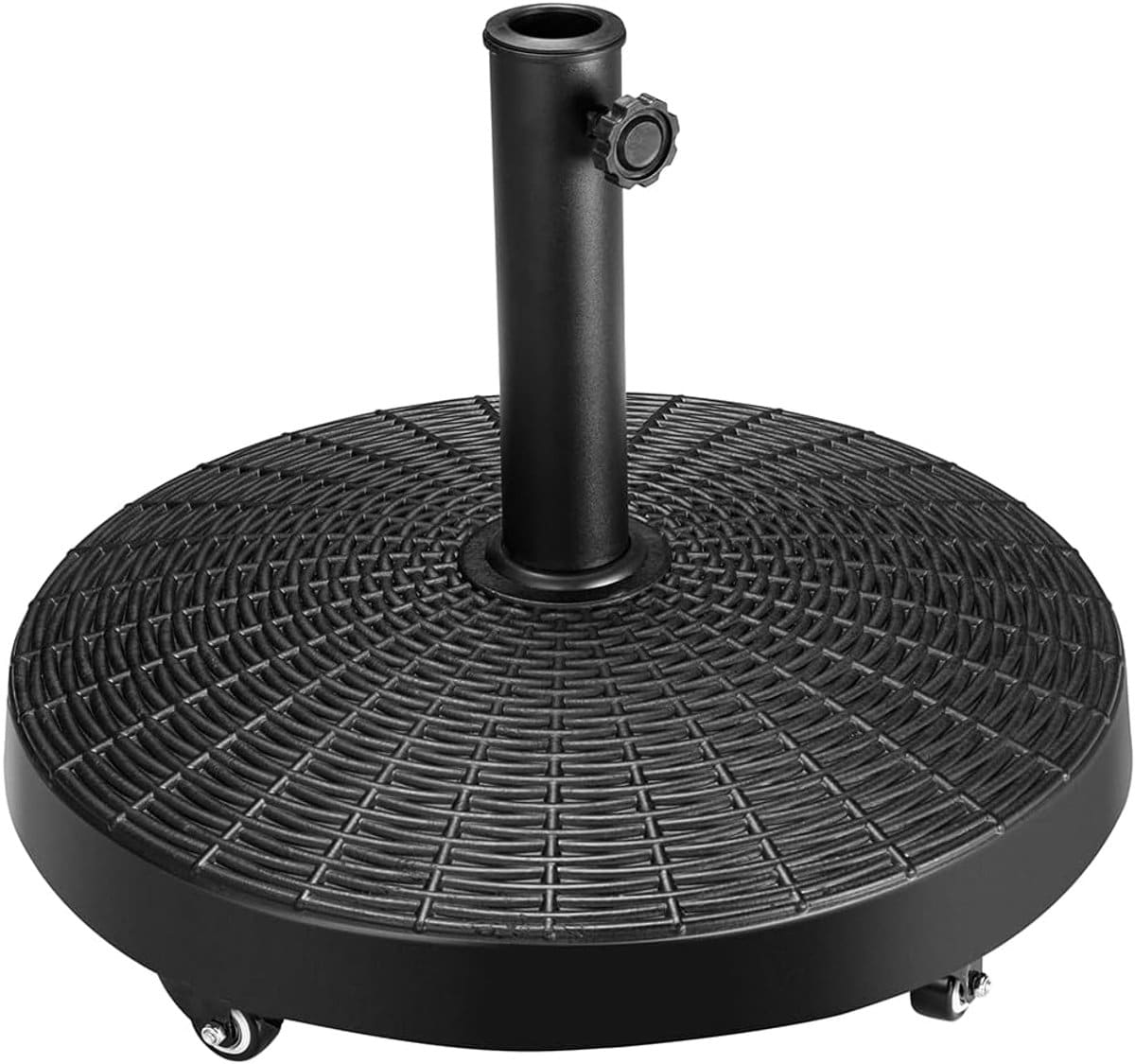 parasolvoet met wielen stabiele standaard buiten genieten