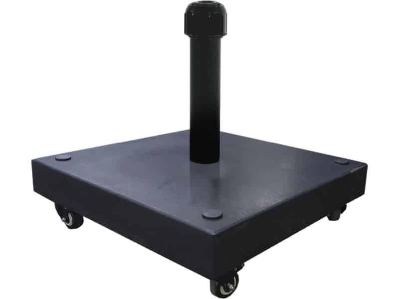 Parasolvoet op wielen 50kg